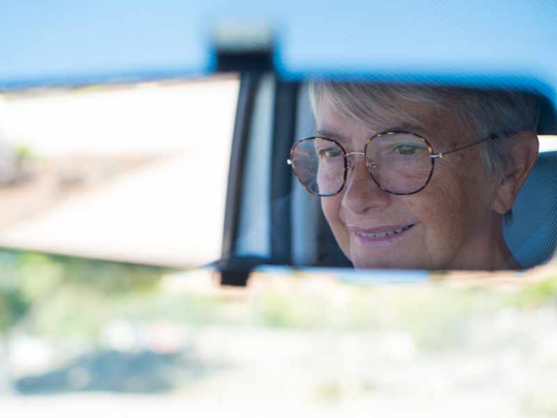 Qualified driver on skid pan